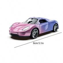 Nuevo coche de carreras de inercia que cambia de color, modelo de coche de aleación 1:60 con termocromía, juguete de coche de carreras interactivo que cambia de color por inercia, modelo de automóvil, modelo de coche de carreras, decoración de escritorio de oficina/hogar, modelo de coche deportivo, regalo sorpresa - regalo de cumpleaños - regalo de Navidad - regalo de Pascua - regalo de Año Nuevo - regalo - regalo perfecto - regalo - juguete - Multicolor - Ver 10