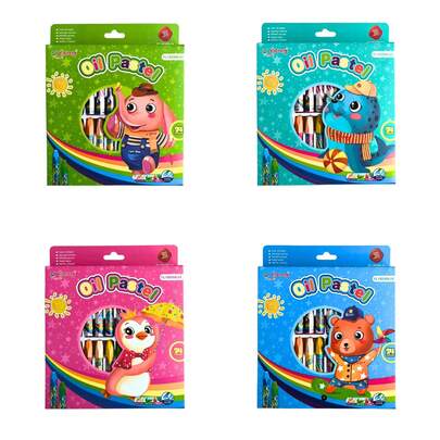 Set de Crayolas de Colores Intensos y Duraderos – Trazos Suaves, Fáciles de Usar y Resistentes a la Rotura, Perfectas para Dibujar, Colorear y Dar Vida a Cada Creación Artística con Tonos Brillantes y Uniformes