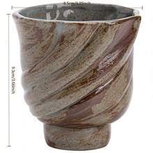 1pc Japanese Thick Ceramic Conch 280ML Coffee Cup, Milk Cup, Afternoon Fruit Tea Cup, Suitable For Gifts, Home And Office Use, Large Capacity Ceramic Mug - Multicolor - View 5