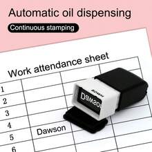 Personalized Signature Stamps: Custom Engraved Handwritten Name Stamps With Built-In Ink - Blue - View 6