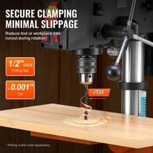 Taladro de banco  de 10 pulgadas, taladro de mesa, 610-2800 RPM, ajustable - 10 pulgadas - Ver 5