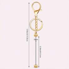 DIY Keychain, Phone Case, Earphone Case Pendant, Fashionable Gradient Colorful Metal Keychain, Personalized Removable Bag Charm And Phone Strap Accessory For Women Girls Teens, Customizable Craft Supplies For DIY Gifts, Ombre Iridescent Key Ring For Back To School Parties Halloween Christmas Stocking Fillers Birthday Bridal Party Favors Travel Everyday Use Stylish Minimalist Modern Accessory For Purses Keys Phones Cute Charm