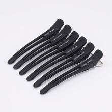 6/12 قطعة مشابك قص الشعر، مشابك تقسيم طويلة الأنف للتموضع في صالون الحلاقة للرجال والنساء، مشابك فم البط للشعر، مخالب شعر، دبابيس شعر، مشابك شعر