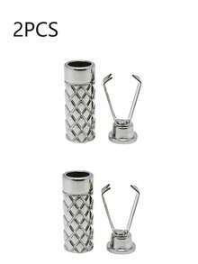 Diy Jewelry Accessories, Luggage Metal Accessories, Bag Handbag Pendant Bell, 3 Colors Optional, Rope End Cap Set, 4 Seasons Festival Hanging Decoration Accessories, Multifunctional Handmade Jewelry Material, Various Surface Treatments, Suitable For Hanging Ropes Clothes Backpacks Bags - Multifunctional Buckle, Suitable For Bags, Jackets, Down Jackets, Sweaters, Pants And Hats, Sturdy And Durable, Back To School, Home Essential. - Multicolor - View 16