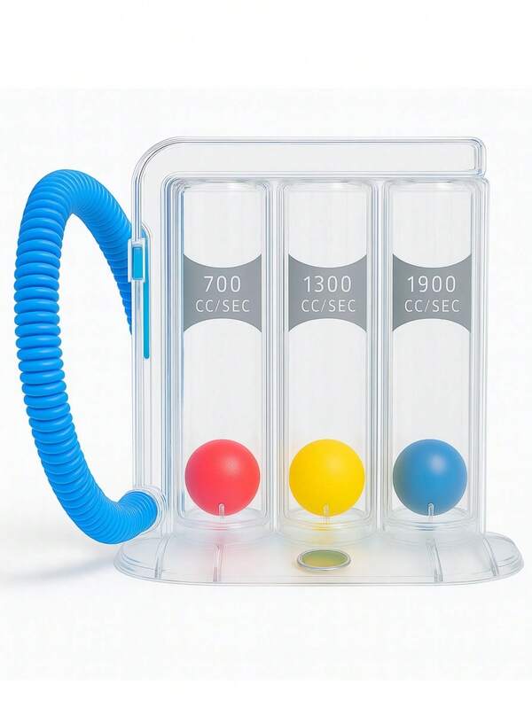 Inspirometro 3 Bolas (inhalación) Ejercicio Respiratorio