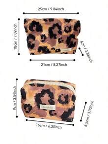 حقيبتان مستحضرات تجميل بطبعة نمر عتيقة، حقيبة تخزين بنمط نمر وردي عالي الجودة، حقيبة منظم مكياج كبيرة السعة محمولة، حقيبة أدوات التجميل والعناية بالبشرة للسفر، حقيبة غسيل المكياج بنقاط، مناسبة للتخزين أثناء السفر والاستخدام اليومي، حقيبة تخزين فوط صحية محمولة كبيرة السعة، محفظة كبيرة السعة، مناسبة للتخزين أثناء السفر والاستخدام اليومي، حقيبة أدوات التجميل والعناية بالبشرة، حقيبة سفر للسيدات