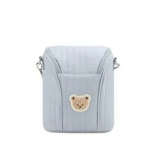 1pc Quilted Cute Mommy Bag, Insulated Bottle Bag Handheld/Shoulder Strap Applicable To Baby Stroller, Zipper Pocket For Bottles, Wipes, Pacifiers, Convenient Diaper Bag - Diaper Bag - View 14