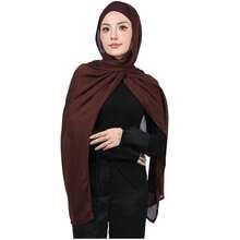 Modal Cotton Hijab Scarf For Women With Undercap Set,CoffeeBrown - CoffeeBrown - View 1