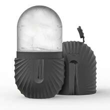 Con lăn massage đá lạnh tái sử dụng, massage mặt bằng đá lạnh, dụng cụ chăm sóc da làm đẹp. Máy massage mặt chống rò rỉ này có thể tạo đường nét và cải thiện đường nét khuôn mặt. Thích hợp cho làm đẹp, sản phẩm chăm sóc da, spa, tự chăm sóc bản thân, dụng cụ chăm sóc da, chăm sóc da mặt, đồ dùng làm đẹp, massage, dụng cụ massage mặt, con lăn massage mặt, con lăn massage đá lạnh, v.v. - màu đen - Xem 12