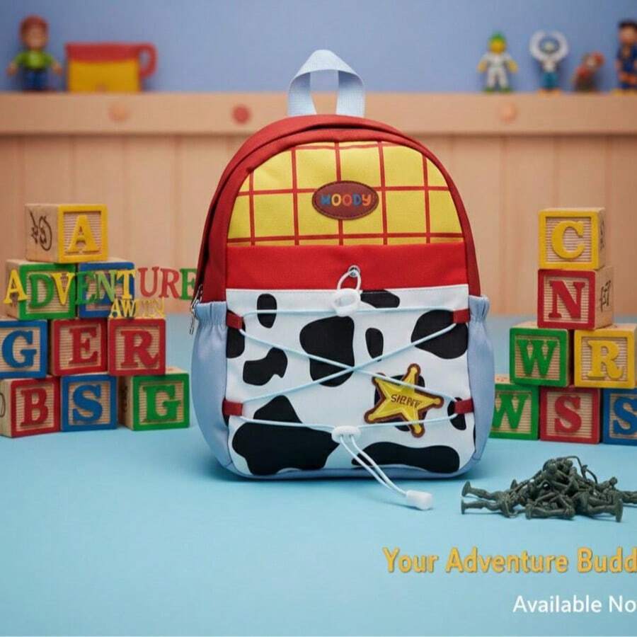 MOCHILA DE VAQUERITO IDEAL ´PARA PREESCOLAR MIDE 30X20CM - Rojo - Ver 1