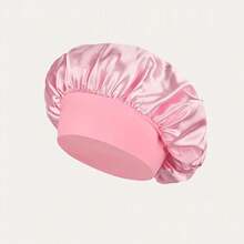 Satin Bonnet Silk Bonnet Hair Bonnet Jumbo Size For Sleeping Satin Bonnet Stretchy Tie Band For Women For Bedroom, Travel, Office, School Boy Valentine Heart Women's Valentine - Multicolor - View 13
