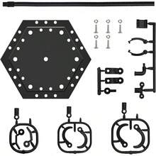 TendenciaBase de exhibición para figuras de acción NovaViva con brazo de soporte metálico ajustable, base de soporte para exhibición de figuras de acción compatible con HG RG SD SHF Gundam 1/144 juguete conCalidad premium - 2pcs Negro - Ver 8