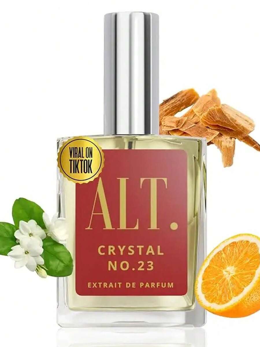 ALT. Crystal No.23 Unisex Eau De Parfum - 60ml / 2oz  Long-Lasting Floral Jasmine & Amber Fragrance ,Sensual & Elegant Scent For Men And Women,Valentine's Day Gifts,Perfume Women&Man,Gifts For Women,Men Gifts - Tươi - Xem 1