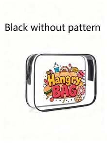 Large Capacity High Quality PVC Travel Organizer Pouch With Zipper Closure- Lightweight Fade-Resistant Makeup& Toiletry Bag For Women& Girls, Portable Cosmetic Case, Easy Wipe-Clean Design, Techsavvy Organizer| Modern Aesthetic - Multicolor - View 9