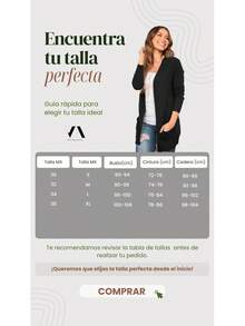Suéter Cardigan Dama Comodo De Moda #SensaciónDelujo #EstiloRomanticoDeSanValentín - AzuL Demin - Ver 3
