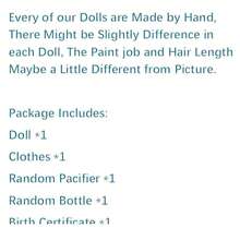 18 Inch Realistic Vinyl Meadow Handmade Reborn Doll, Full Silicone Lifelike Doll With Rooted Hair, Collectible Companion Toy, Birthday Christmas Gift, Comes With Random Style Bottle, Pacifier, Diaper - Dusty Blue - View 10