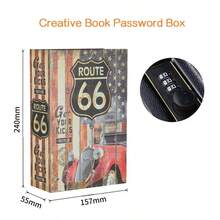 1pc 18cm/24cm Mini Safe Box Book Money Hide Secret Security Safe Box With Lock Money Safe Book Key Lock Money Cash Box Certificate Key Locker Book Kid Gift Book Hidden Secret Combination Lock Hidden Box Security Lock Key Lock Strongbox Steel Simulation Book New Fashion - Multicolor - View 27