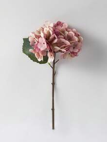 MEHELANY 6/3/1件裝人造繡球花花束，仿真植物室內裝飾，秋季裝飾，中心裝飾品，生日派對，婚禮花藝布置，家居裝飾，餐廳，臥室，窗台，花瓶，情人節禮物，新年，戶外花園，開學季 - 中紫紅色 - 查看 8