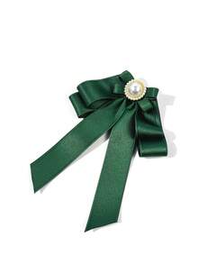 1 buah Pita Dua Lapis Sederhana, Modis, Elegan, Warna Polos, Feminin, dengan Hiasan Mutiara Imitasi, Cocok Dipadukan dengan Kemeja, Cocok untuk Acara Penting, Gala, Pesta, dan Segala Suasana, Hadiah Terbaik untuk Sahabat - MultiWarna - View 15