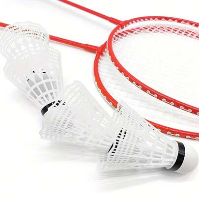 12 Piece Set Of Durable Nylon Badminton Shuttlecock, High-Performance PA Material, Outdoor Training And Sports Equipment, White And Yellow