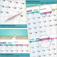 CZ 2026 Wall Calendar 3 Month Calendar 2026 Vertical Jan 2026 Dec 2026 3 Month Wall Calendar 2026 11 X 26 In Open 2026 Calendar Monthly With Large Print Holidays Thick Paper Priorities Notes 5837 - 3個月掛曆 - 查看 4