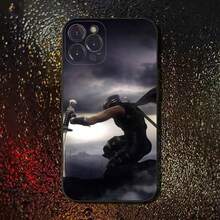 Funda de teléfono N- Gaiden compatible con  17,16,15,14,13,12,11 Plus, Pro Max, XS, X, XR, SE, Mini, 8, 7, funda de silicona suave negra, funda compatible con  17, funda de  17 Pro, funda de  17 Pro Max - z4 - Ver 12
