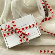 1 szt. 5 jardów luksusowej bordowej aksamitnej wstążki – miękka, jednostronna i trwała, idealna do pakowania prezentów, samodzielnego wyrobu biżuterii, dekoracji choinkowych, aranżacji weselnych i wystroju wnętrz – idealna do rękodzieła i dekoracji, dekoracji walentynkowych, pakowania prezentów