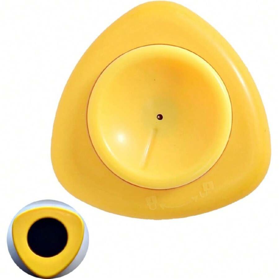 Magnetic Egg Piercer For Hard Boiled Eggs, Egg Poker Tool With Lock, Super Easy Egg Peeler And Egg Hole Puncher For Raw Eggs, Egg Pricker With Stainless Steel Pin,27783727 - 黃色 - 查看 1