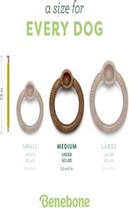 Benebone Ring Durable Dog Chew Toy For Aggressive Chewers, Real Bacon, Made In USA, Medium - Màu B - Xem 4