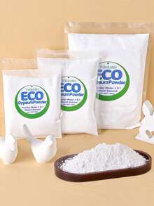 1000克/500克/200克高密度石膏粉，适用于DIY家居艺术、雕塑模具、花瓶制作、家居装饰等。 - Plaster Powder - 查看 7