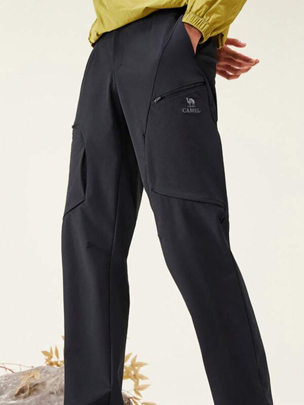 CAMEL CROWN Men's Hiking Softshell Trousers, Autumn And Winter Outdoor Windproof, Water-Repellent, Abrasion-Resistant Cordura Work Pants