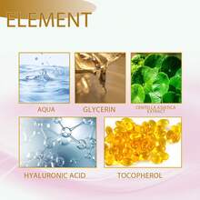 积雪草面部精华液，保湿滋润，改善干燥肌肤，令肌肤光滑柔嫩，提亮肤色，深层补水，适合所有肤质，女性适用，节日礼物，积雪草护肤 - 彩色 - 查看 8