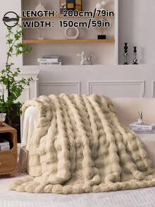1 chiếc chăn lông giả, mềm mại và ấm áp, kiểu dáng sang trọng, đa năng, dễ bảo quản, nhẹ và dễ phối đồ, có nhiều màu sắc và kích cỡ, chăn lông dài mềm mại và ấm cúng, thích hợp cho phòng khách, phòng ngủ, ghế sofa, nhà cửa, ký túc xá, v.v. - Nhiều màu - Xem 20