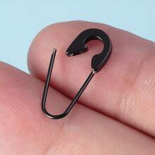 1 Piece 316L Stainless Steel Punk Earrings Unisex Unique Design Clip-On Safety Piercing Jewelry 316L Stainless Steel Fashion Nose Eye Belly Button Piercing Earrings O08G - 金色的 - 查看 6