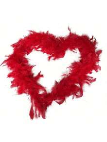 1PC Man-Made Colorful Feather Boas 6.6ft Feather Boa For Women For Dancing Wedding Party Halloween,Stage Decoration Holiday Party Headwear Accessories Clothing Accessories, ,Scarf Decoration, Suitable For Birthday Party, Halloween, Christmas - Multicolor - View 7