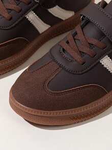 New Kids Sports Shoes, Boys & Girls Fashion Casual Sneakers - Brown - View 7