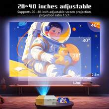 1080P Portable Projector - Compact Box Design, Quiet Operation, Multi-Device Support (USB/Wireless/3.5mm Audio), Ideal For Camping, RV, Home And Office - Great Gift Choice, Car Camping Accessory, Versatile Connectivity, Fashionable Modern Style, High-Quality Display