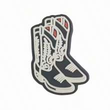 8/15/25PCS Cartoon Personalized Cowboy Series Shoe Charms Set, PVC Shoe Decorations For Beach Bag, Shoe Accessories Charms, Gift Idea For Birthday Christmas Valentine's Day Halloween Party Favors - Multicolor - View 4