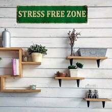 Wake & Bake DR Metal Tin Sign - Vintage Rustic Wall Art Decor With Distressed Pink Finish, 16x4 Inch Indoor/Outdoor Durable Metal Sign For Home, Bar, Garage, Cafe - Funny Gift For  & Lovers - Nhiều màu - Xem 4