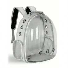 Airline Approved Pet Backpack Carrier - Bubble Window Space Capsule For Small Medium Dogs Cats, Ventilated Soft-Sided Portable Pet Bag For Hiking Travel Camping Puppies Kittens - 灰色 - 查看 8