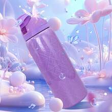 OwaIa(Wicked- Pearl Pink-Gliinda), 32oz/945ml Outdoor Sports Water Bottle, Double-Layer Vacuum Insulated Portable Drinking Cup, Travel Ice Coffee Cup, Features A One-Handed Opening Design, Double-Walled Vacuum Insulation, And A Snap-Lock Portability. Keeps Ice Cubes Warm For 6-12 Hours Without Melting. Ideal For Travel, Office, Gym, And School Use, And A Perfect Gift For Christmas Eve, Christmas, And New Year's. - 粉紅色旋律 - 查看 6