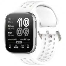 Compatible With Amazfit Bip 6 Band, 22mm Width Silicone Replacement Strap For Amazfit Bip 6 Smartwatch{Inchcolor_nameinch:InchWhiteinch} - White - View 1