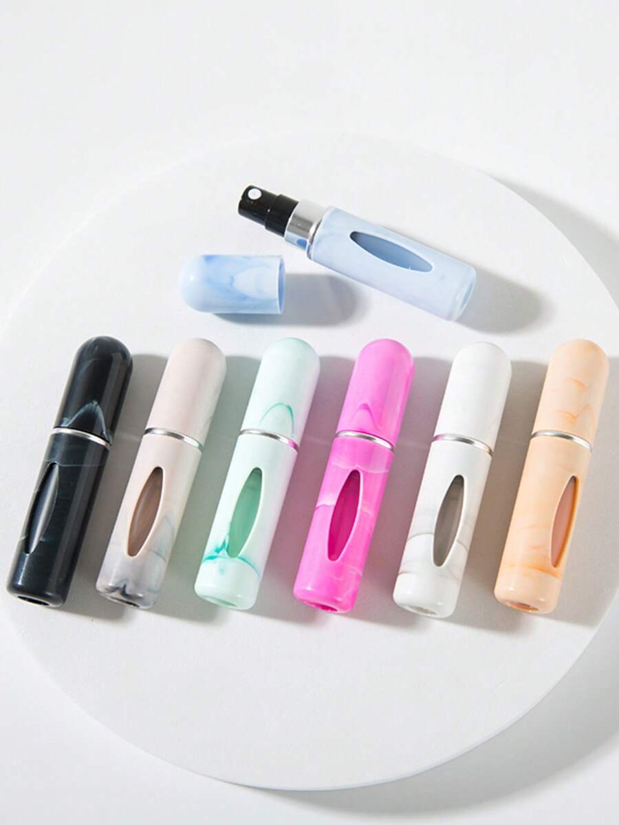 1个/7个旅行装可填充香水喷雾瓶，便携式香水喷雾器容器，适合旅行和户外活动，返校季香水瓶，家居和浴室装饰