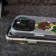 Phone Phone 17 Pro CaseUn teléfono diseñado con un árbol, 17, 16, 15, 14, 13, 12, 11 Plus Pro, es un día festivo. Incorporar tema de alegría. Resistente a caídas - Negro - Ver 4