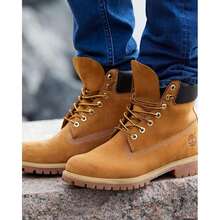 Timberland Men's Icon Waterproof Boots |  | Men High-Top Leather Riding Boots - 小麥 - 查看 8