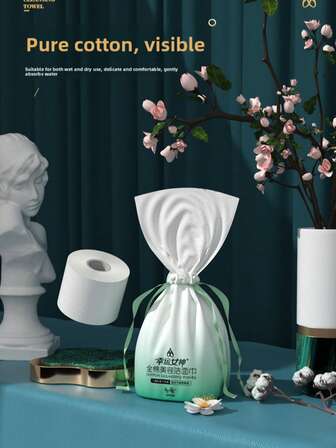 Hickened Disposable Face Towels That Are Soft And Gentle - Ideal For Facial Cleansing, Travel, And Bathroom Use - Highly Absorbent, Skin-Friendly, And Free Of Lint, Perfect For Sensitive Skin