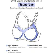 SYROKAN Women's Full Support High Impact Racerback Lightly Lined Underwire Sports Bra - Barely Buff - View 6
