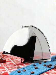 1PC Coffee Filter Holder With Lid, Filter Paper Storage Box Dustproof And Moistureproof, Coffee Station Organizer For Counter Bar/Home/Office,