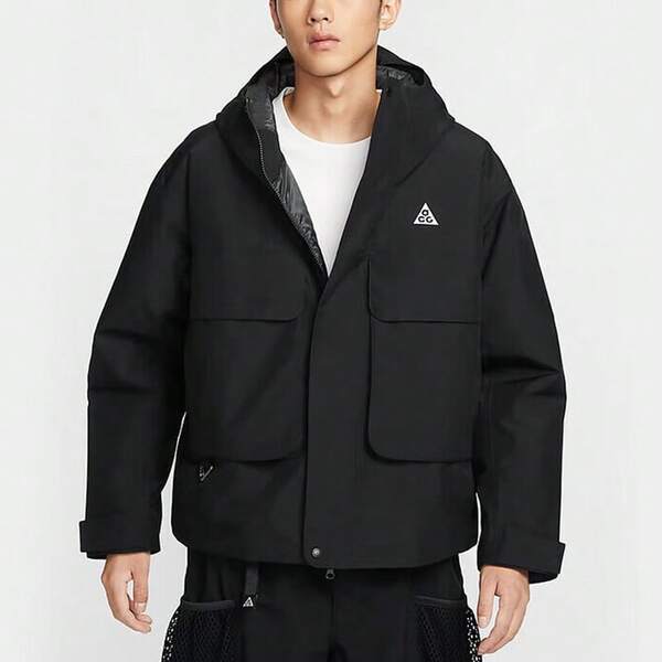 Nike Chaqueta acolchada de algodón para hombre, estilo nuevo de invierno 2025, ideal para actividades al aire libre y viajes. Resistente al viento, cálida, suave y cómoda. Modelo FV8682-010