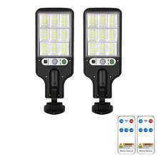 1/2/4/6/8 Stück 72 LED Solar Gartenleuchten mit Bewegungssensor, Nachtbeleuchtung für Terrasse, Weg, Garten, Zaun - 3 Beleuchtungsmodi, wiederaufladbare kabellose Solarleuchten für Outdoor, Weihnachten, Halloween, Schulanfang - [Verbesserte Version] - 9-Raster-LED - Übersicht 14